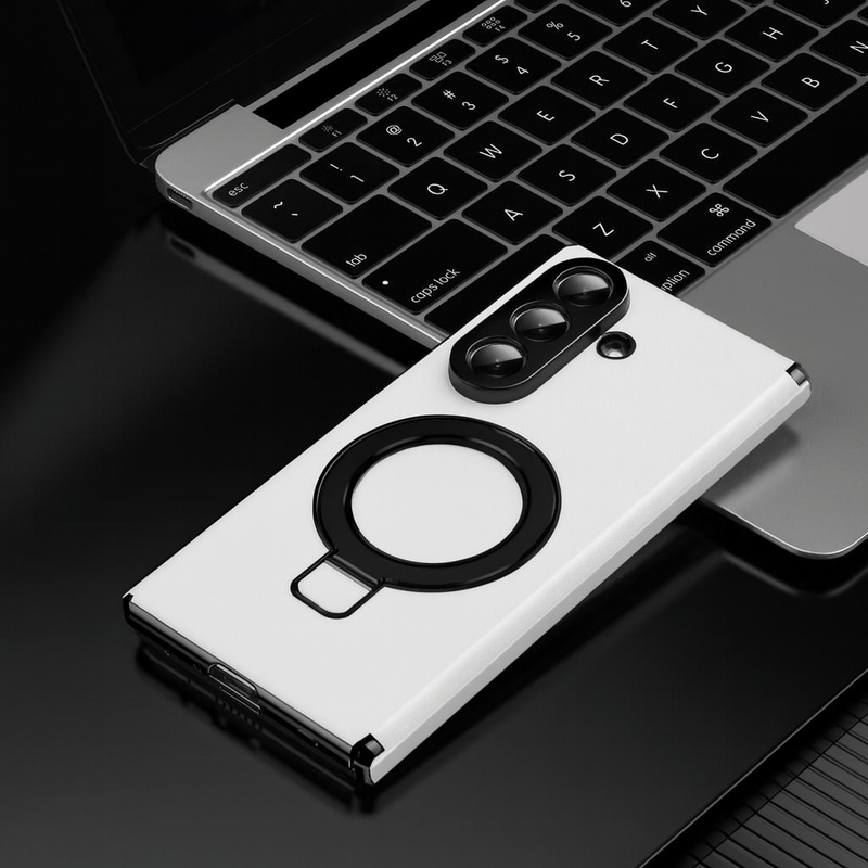 Magnetic ring case for Samsung Galaxy Z Fold, foldable shockproof protective cover with magnetic grip by My Store 5.