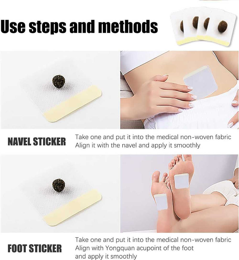 Herbal weight loss patches by My Store 5, detox slimming patches for belly fat and body shaping on a white background.