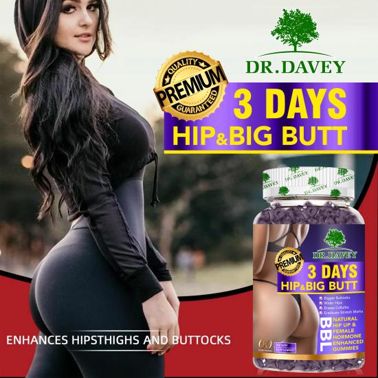 My Store 5 Hip and Butt Enhancing BBL Gummies in a jar, featuring colorful gummy supplements for body enhancement.