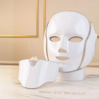 LED Photon Rejuvenation Face Mask UAE with Neck Light Therapy Attachment – 7 Color LED Skincare Device