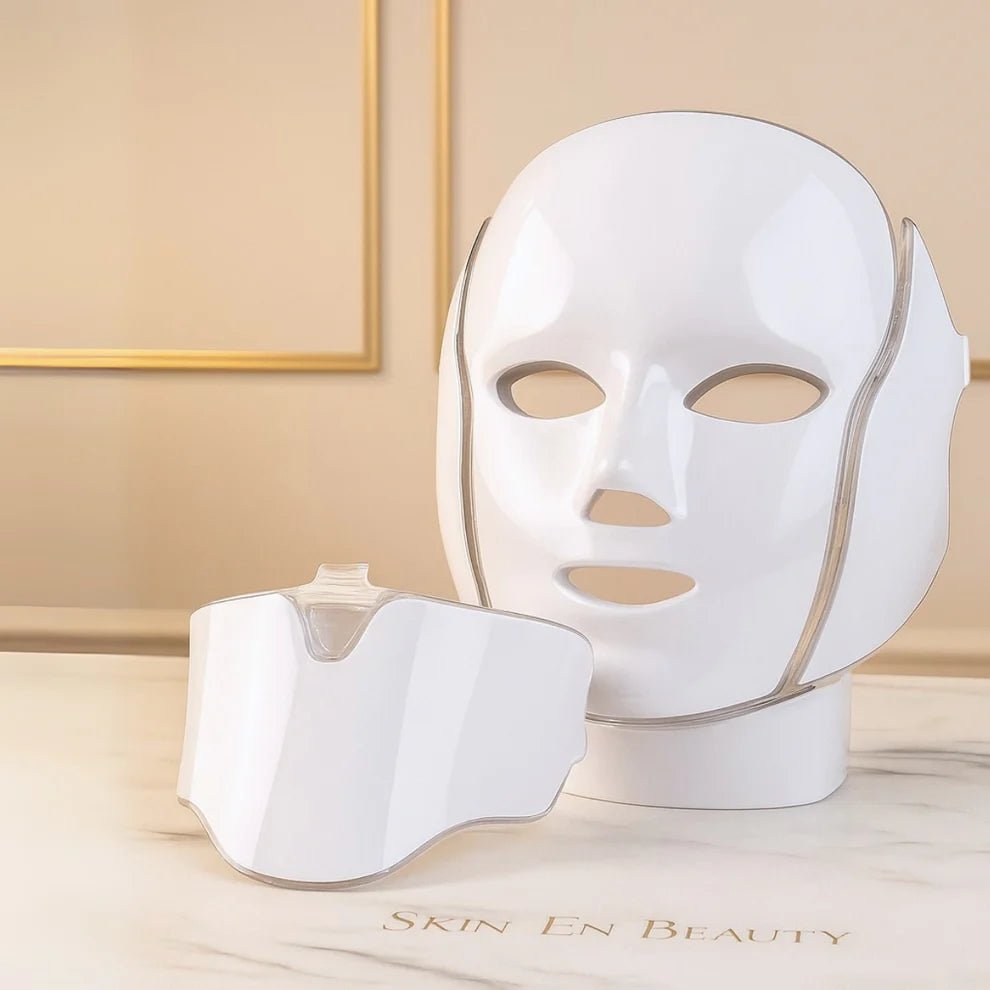 LED Photon Rejuvenation Face Mask UAE with Neck Light Therapy Attachment – 7 Color LED Skincare Device