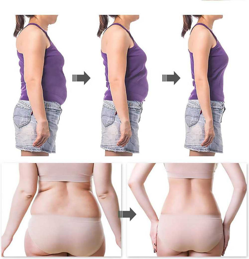 Herbal weight loss patches from My Store 5 for belly fat reduction and body shaping, shown on a person's abdomen.