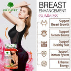 Breast Gummies Natural Supplement for Womens Body Care Wellness Support Boost Breast Enlargement Capsule