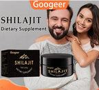 Wife and Husband Show happiness after using Googeer Shilajit Dietary Supplement Original