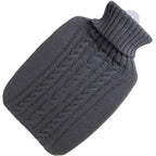 Knitted cover for hot water bag by My Store 5, showing a cozy, patterned knit design in warm colors.